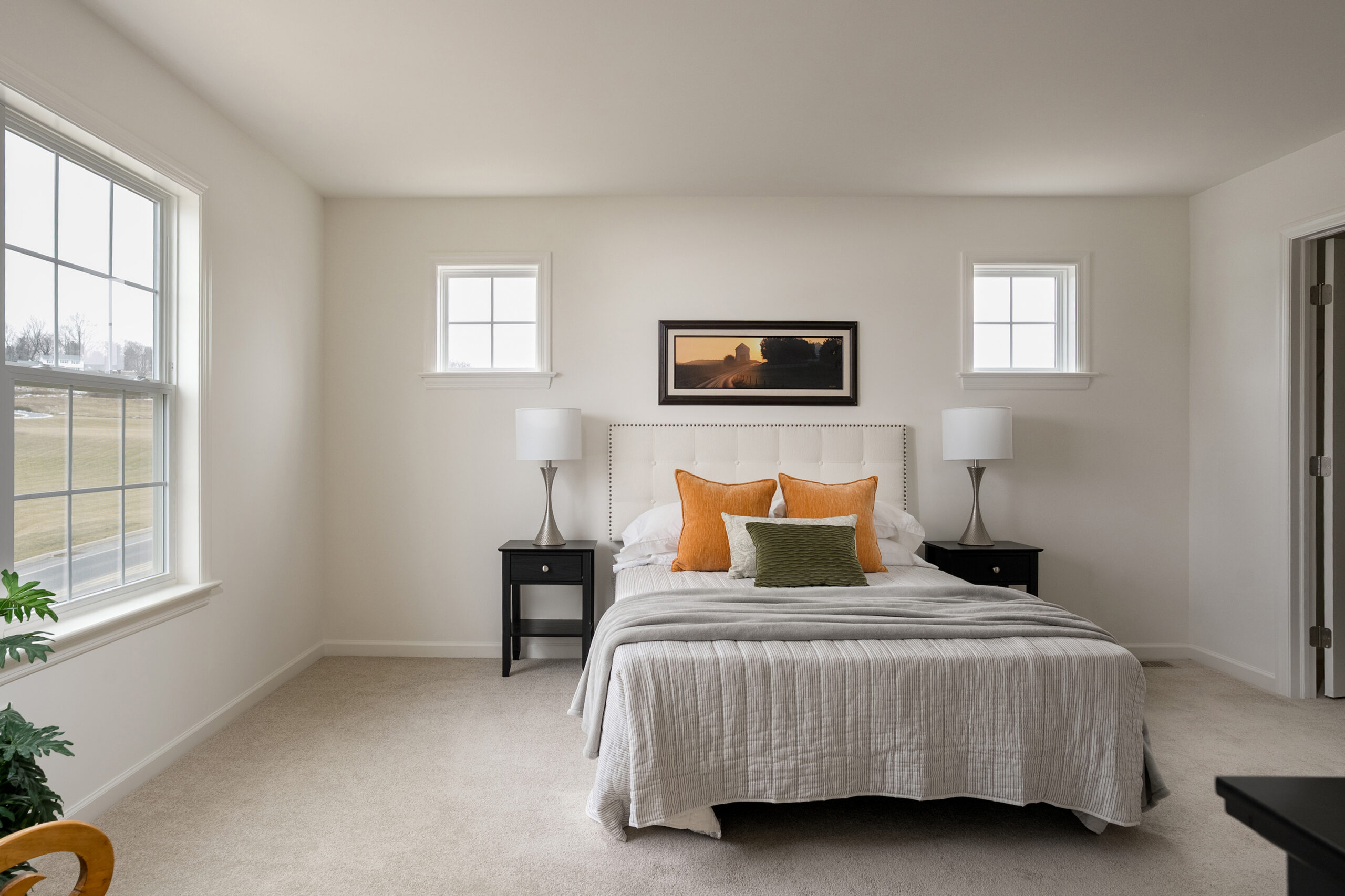 Cottage bedroom from the Luther Acres email campaign